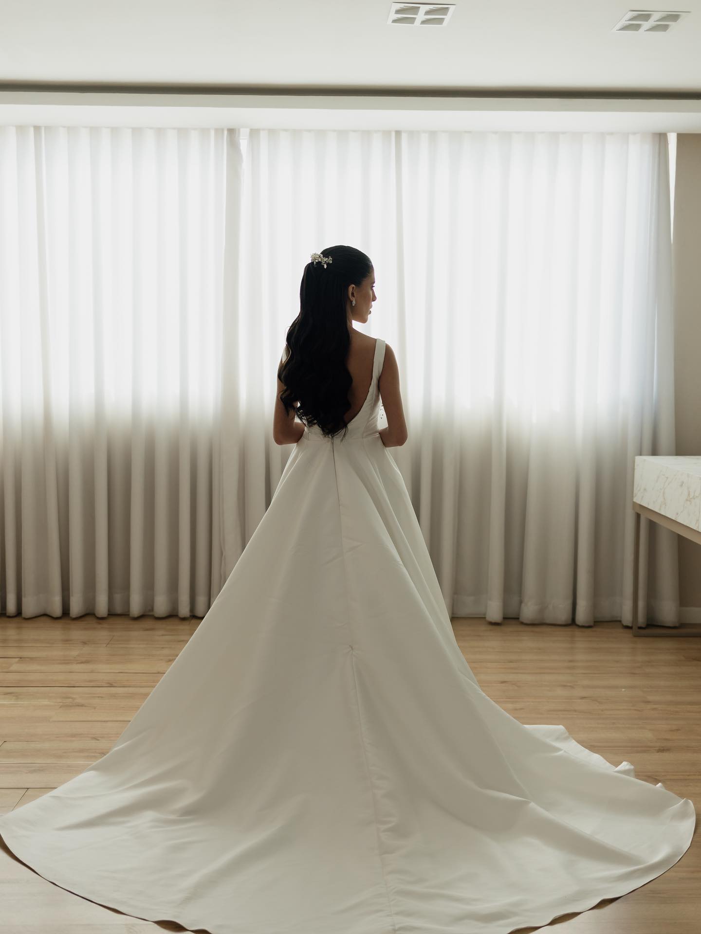 Noiva pronta para a cerimônia