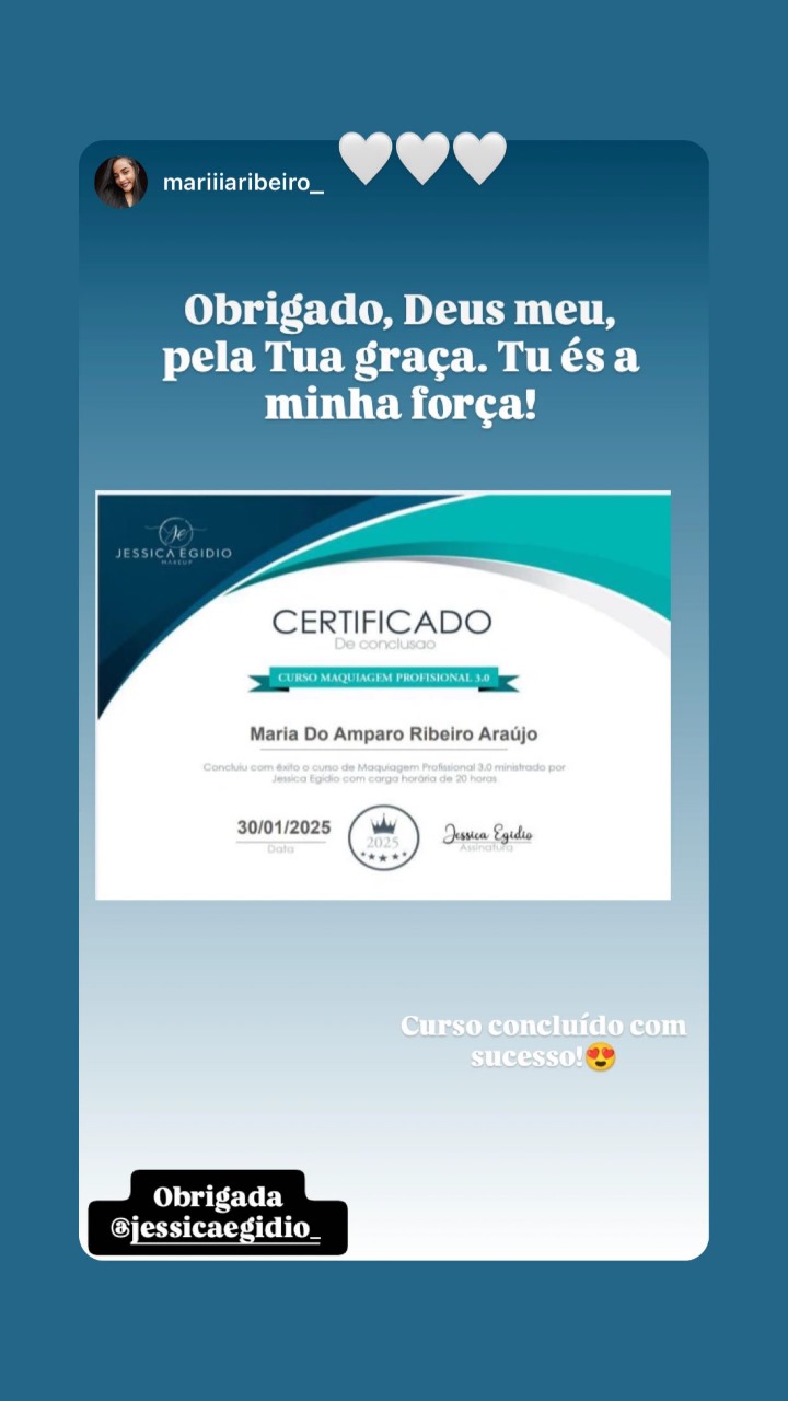 Depoimento de aluna no Instagram 03